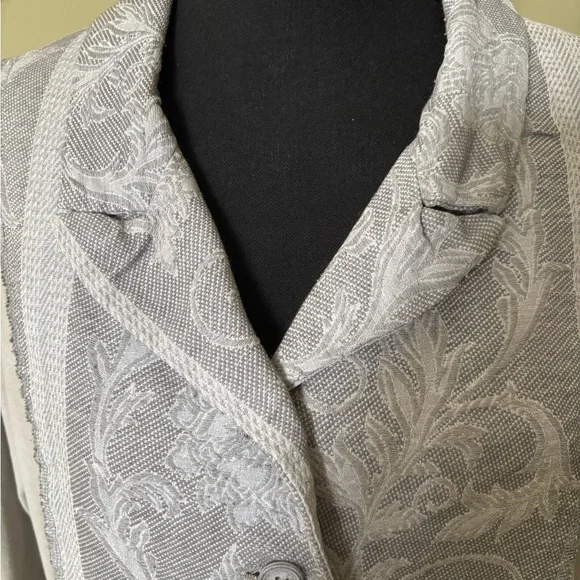 Rundholz Gray Patterned Button-Up Jacket - Picture 3 of 7